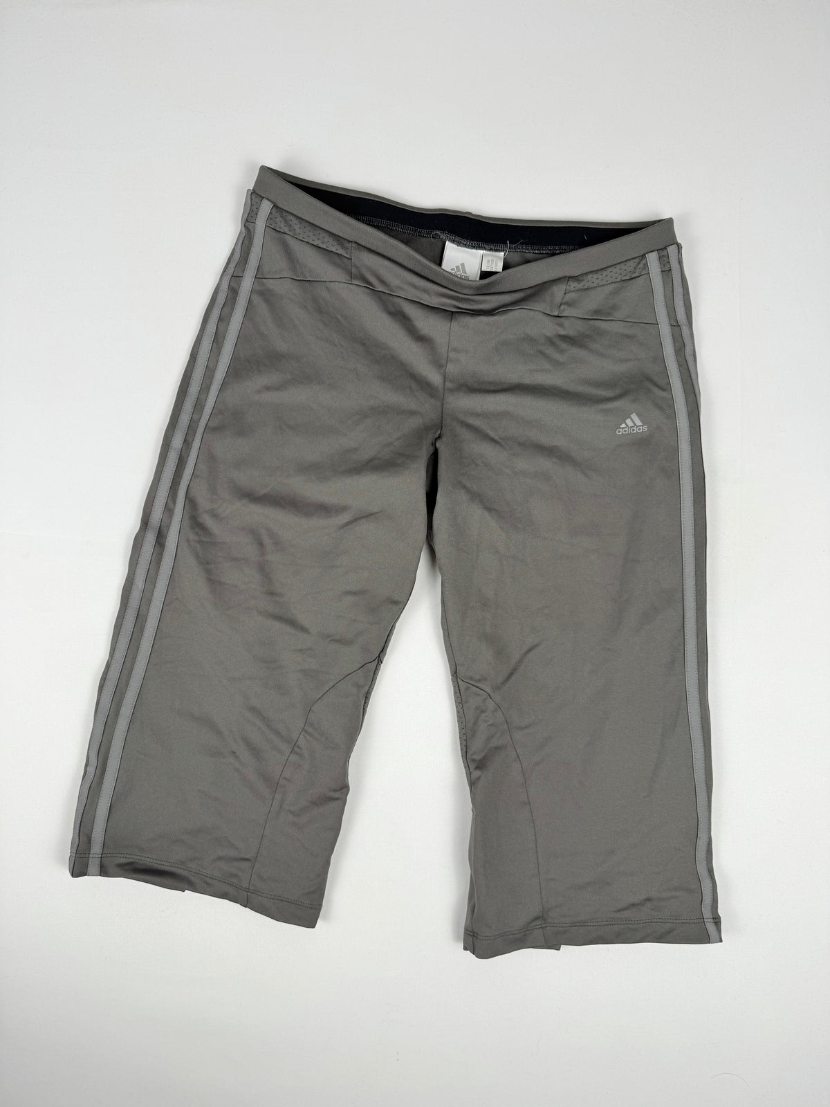 Khaki capri leggings pants (L)
