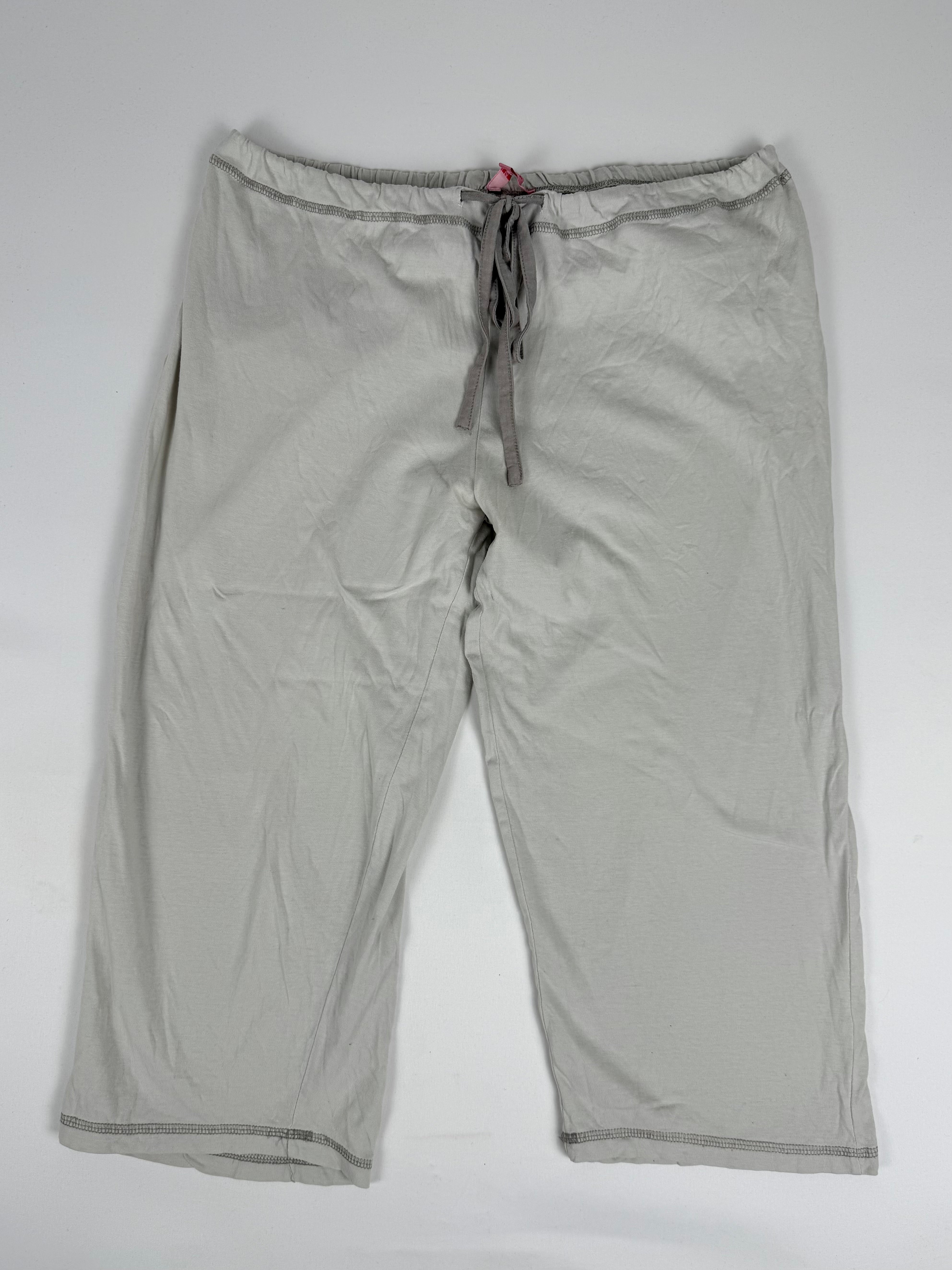 Grey cotton capri pants (XL)
