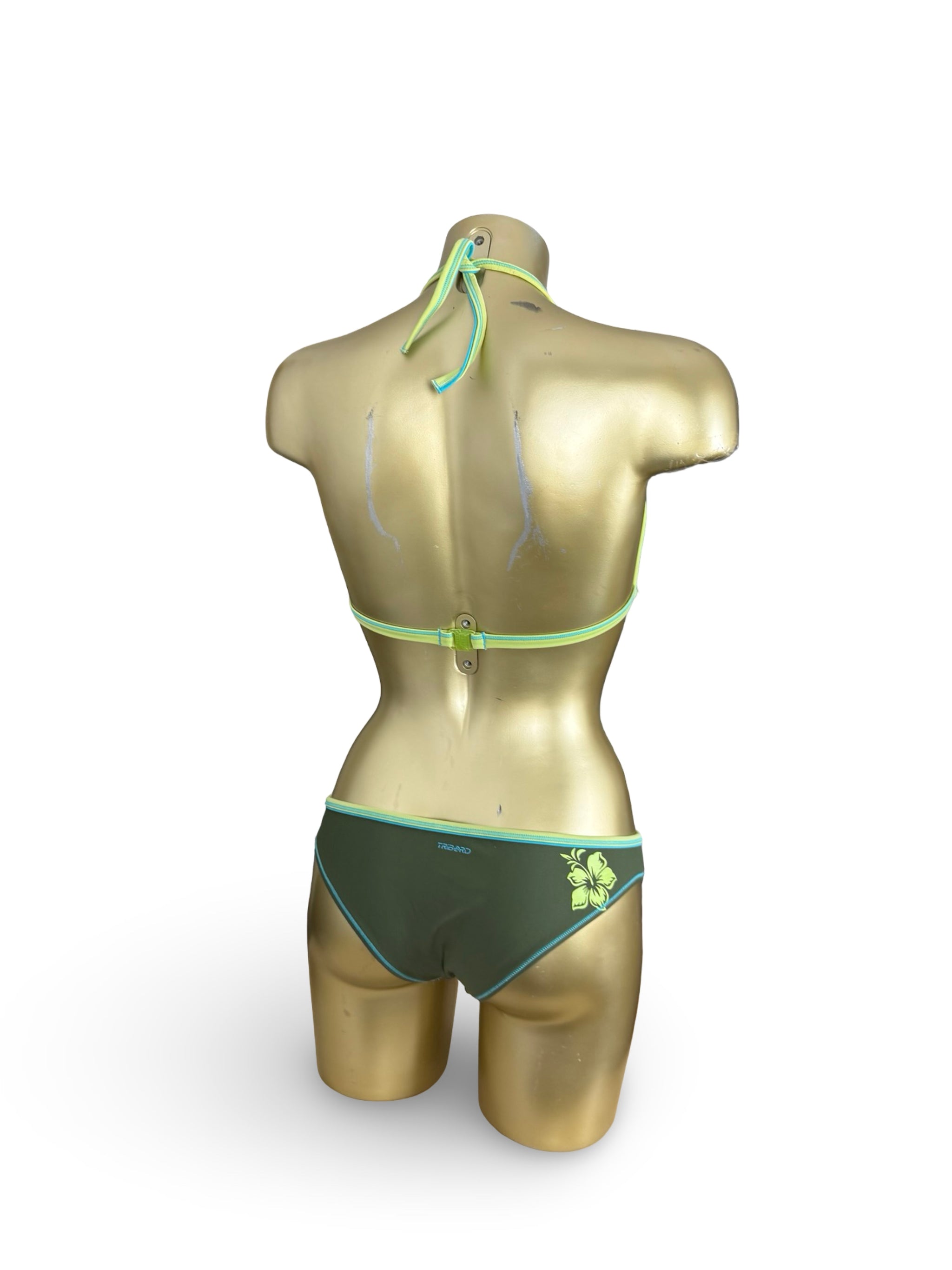 Khaki low rise bikini set (S/M)