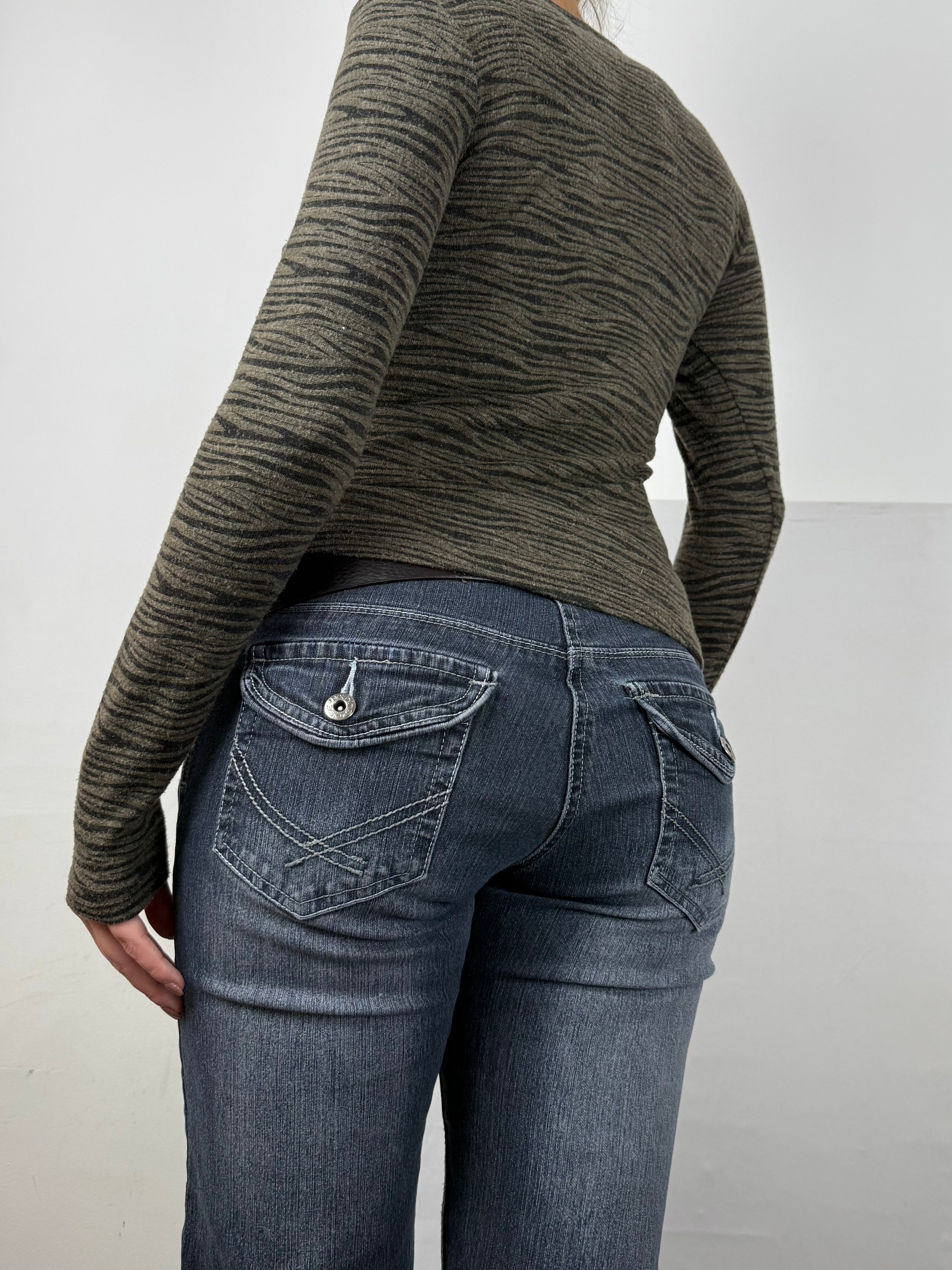 Khaki animal print jumper (S/M)