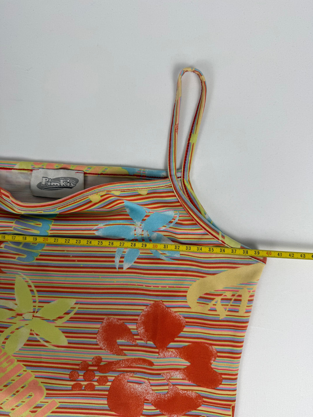 Multicolor graphic lycra mini dress (M)
