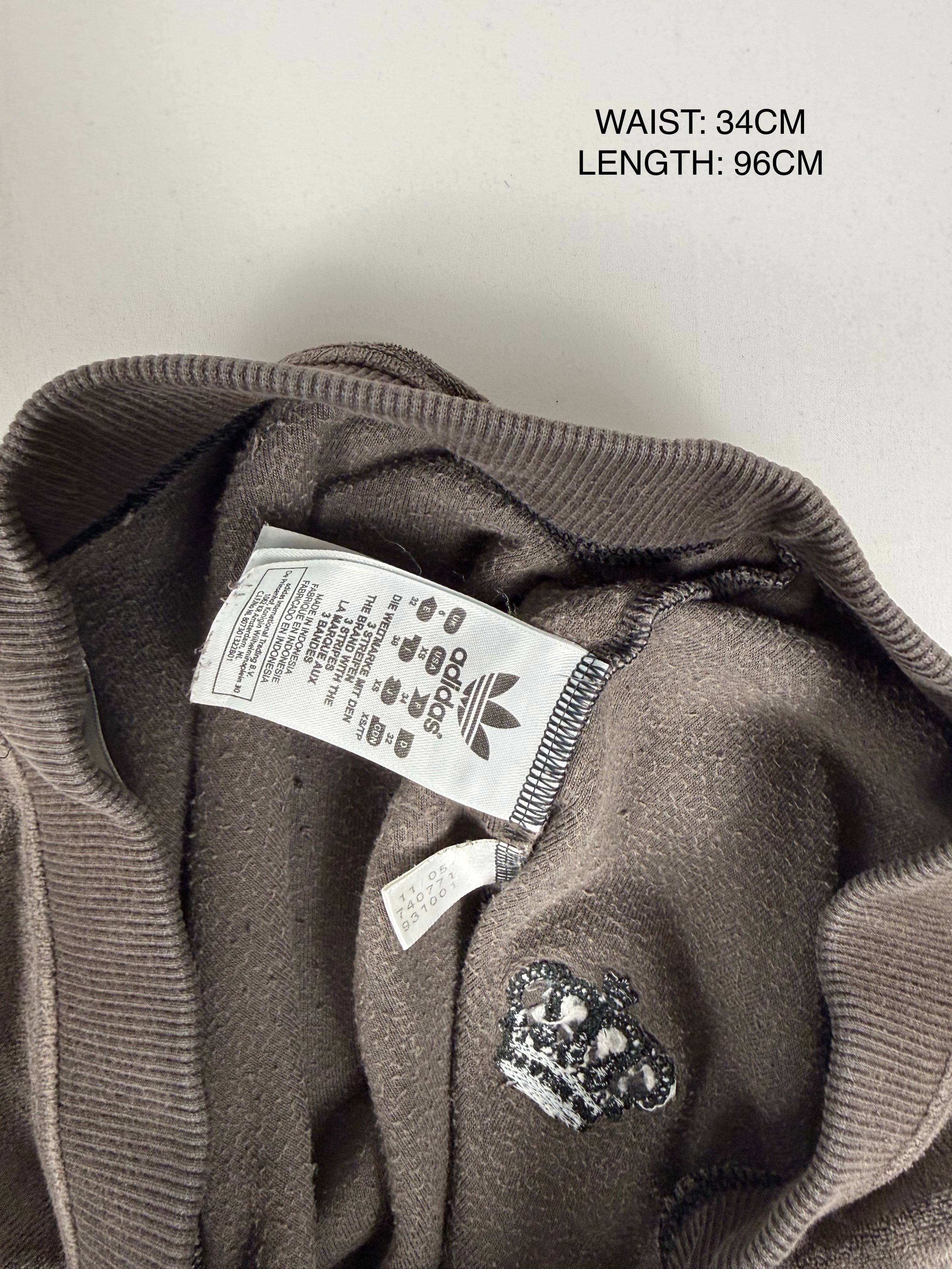 Brown velvet low rise flare pants (XS)