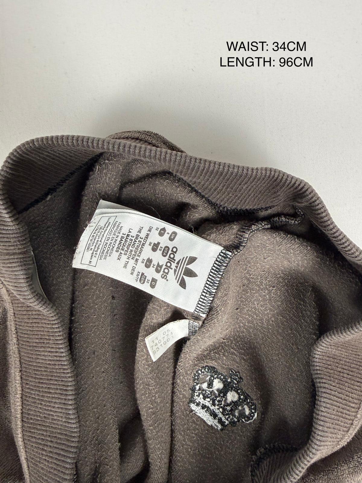 Brown velvet low rise flare pants (XS)