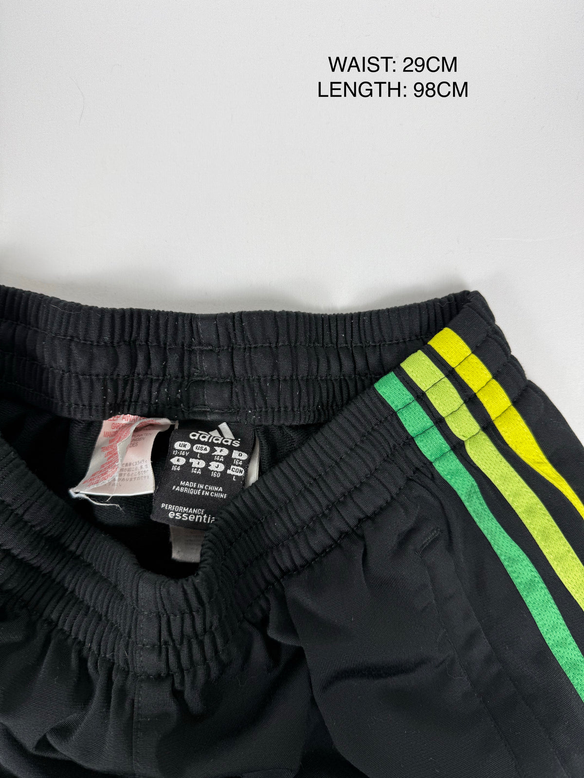 Black & yellow activewear pants (XS)