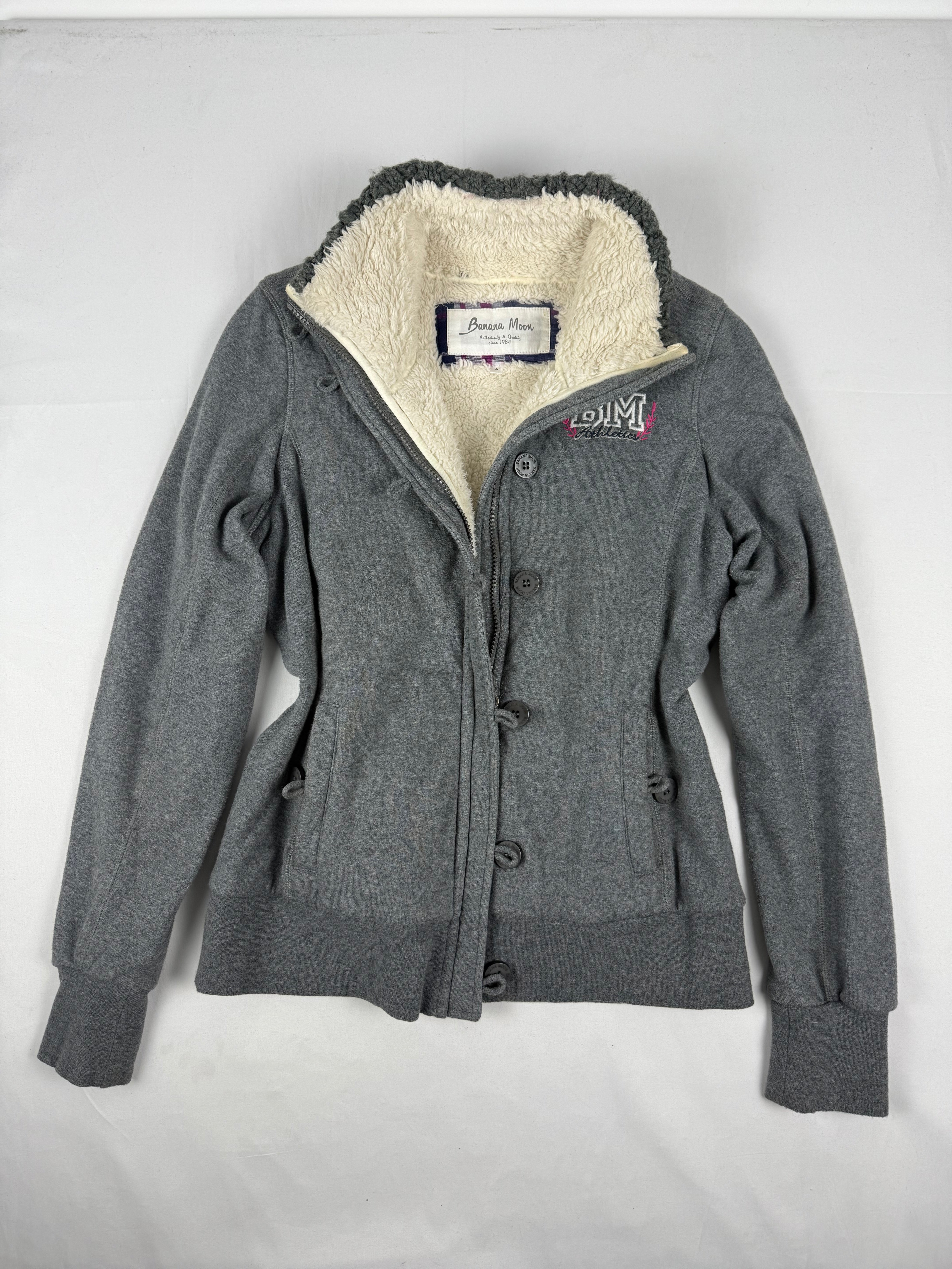 Grey inside fleece cotton jacket (S/M)