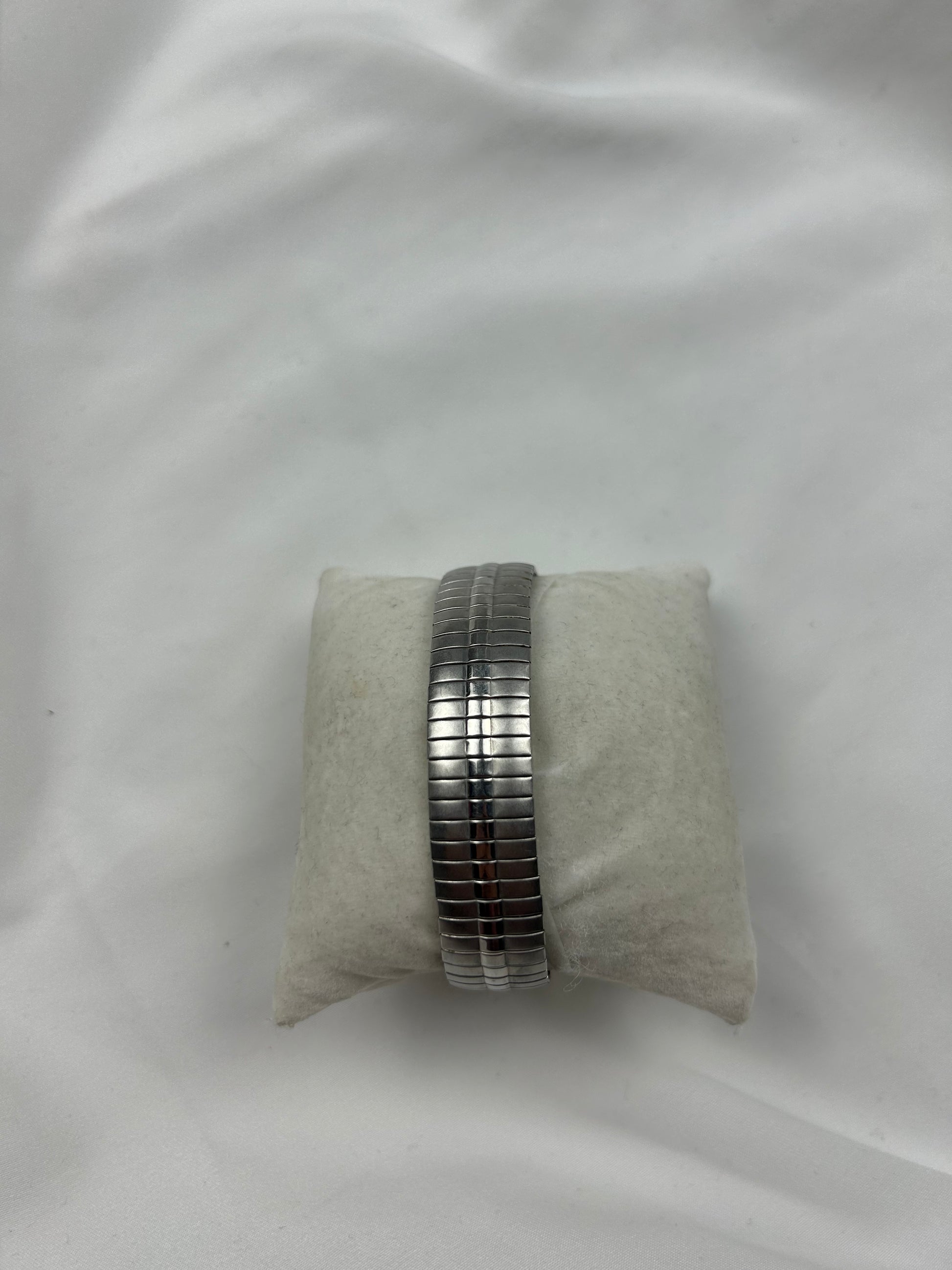 Vintage silver  inox bracelet jewelry watch