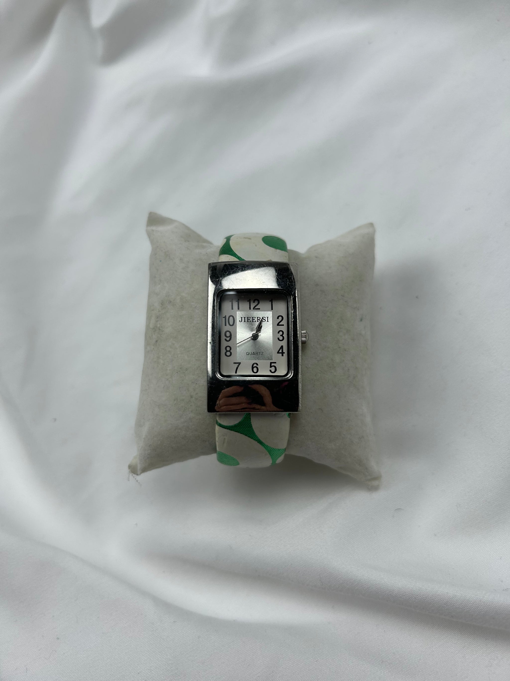 Vintage silver inox bracelet jewelry watch
