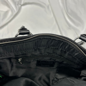 Black monogram shoulder bag (34x29cm)