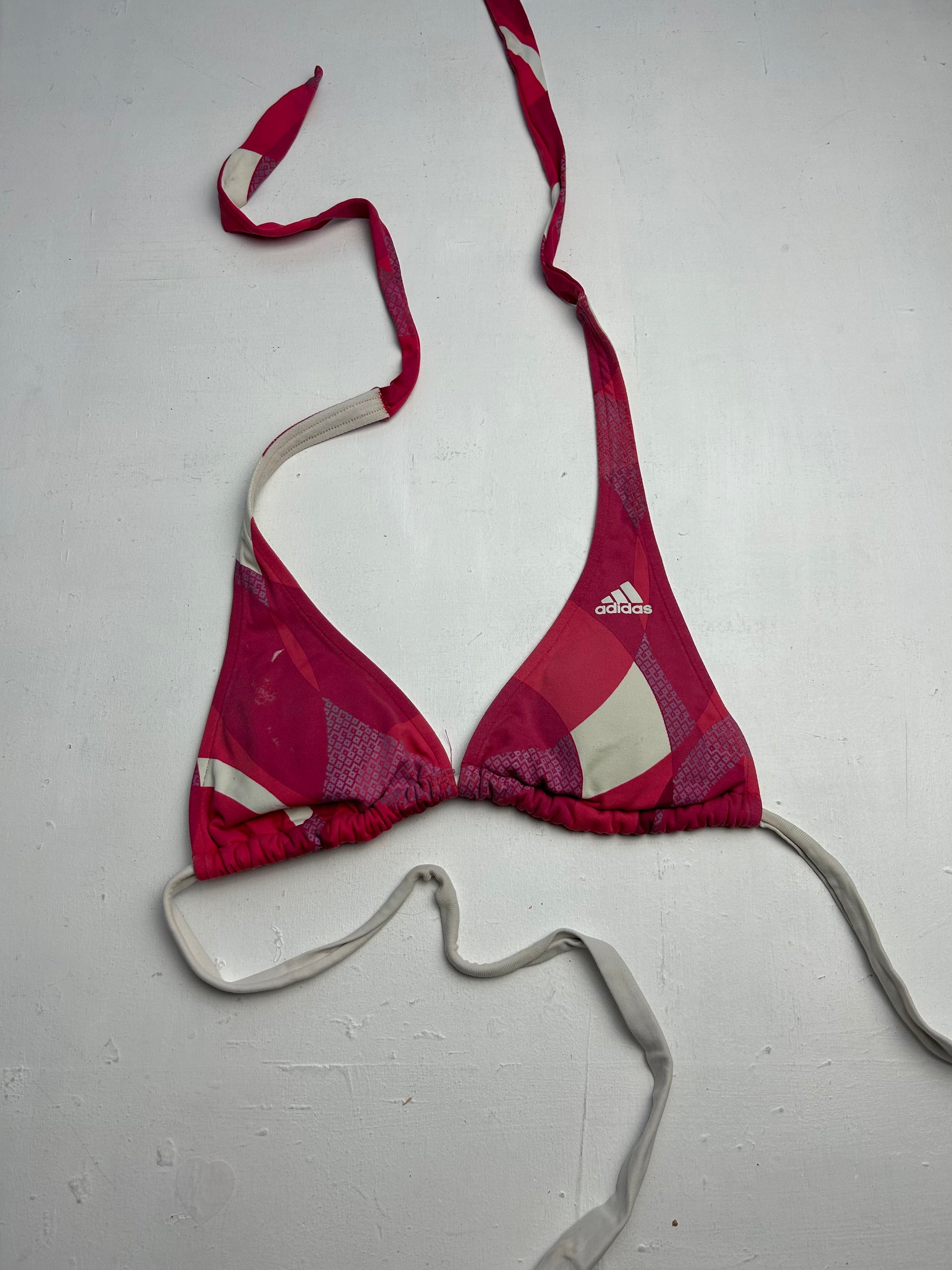 Red logo adjustable bikini top (XS/S)