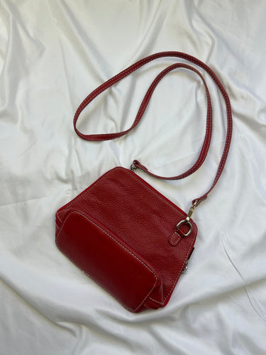 Red mini crossbody bag