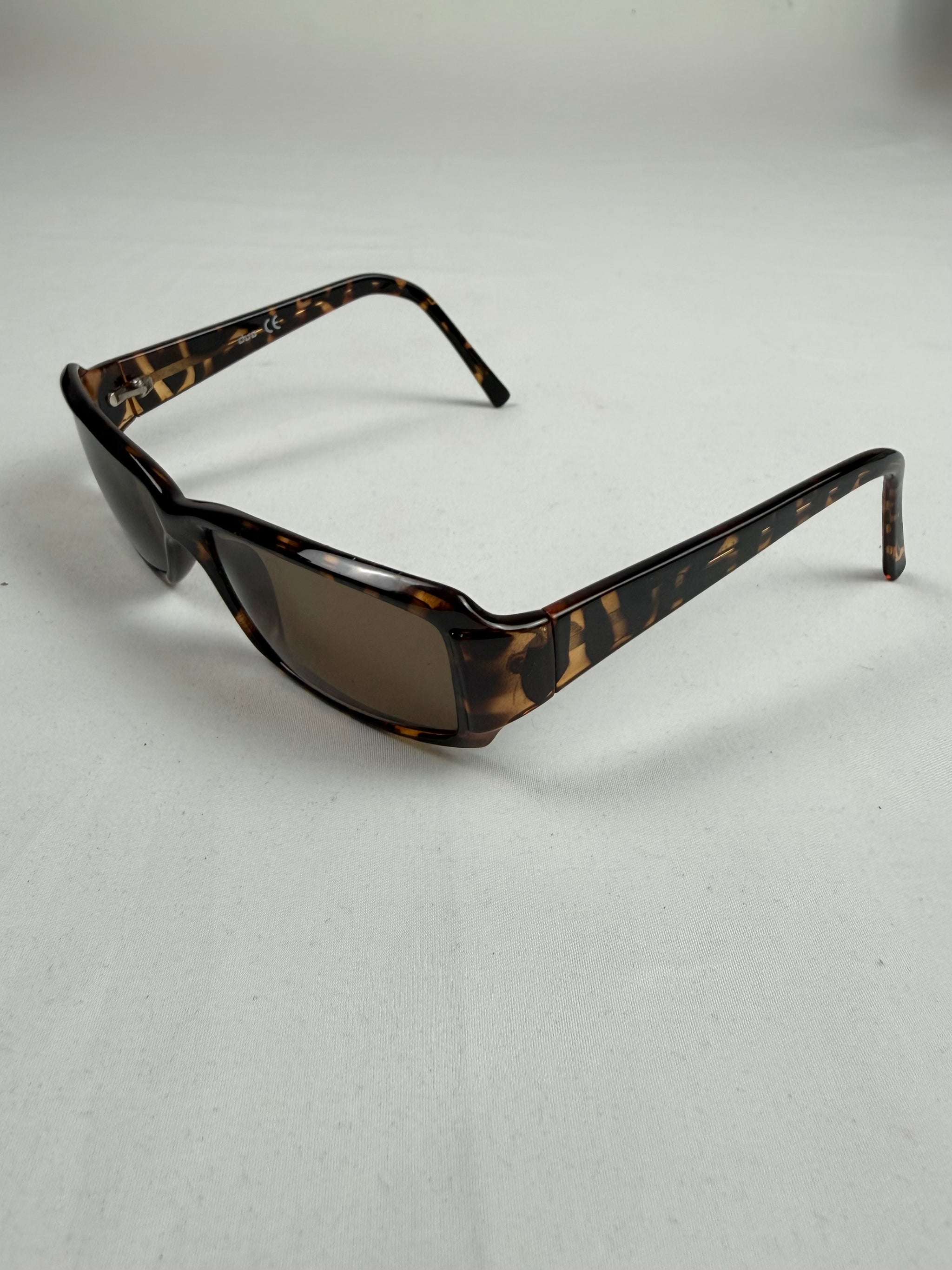 Brown square sunglasses (with prescription)