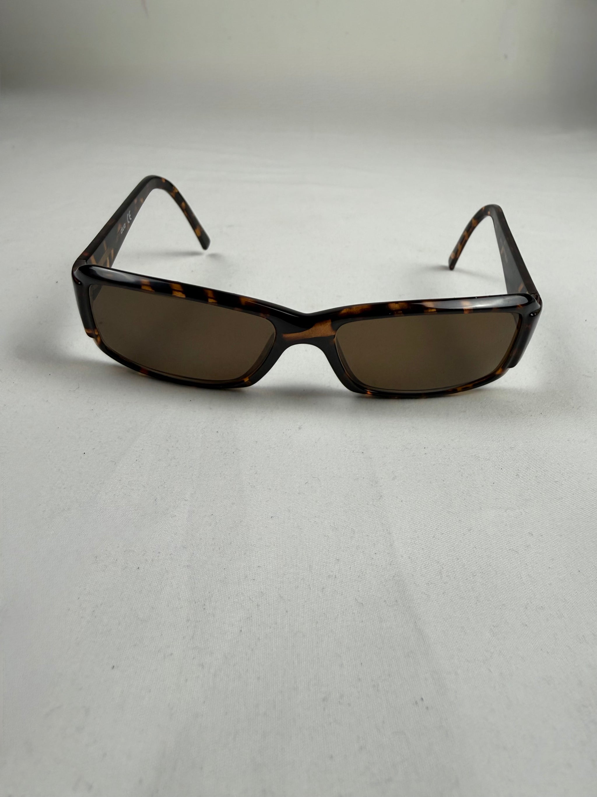 Brown square sunglasses (with prescription)