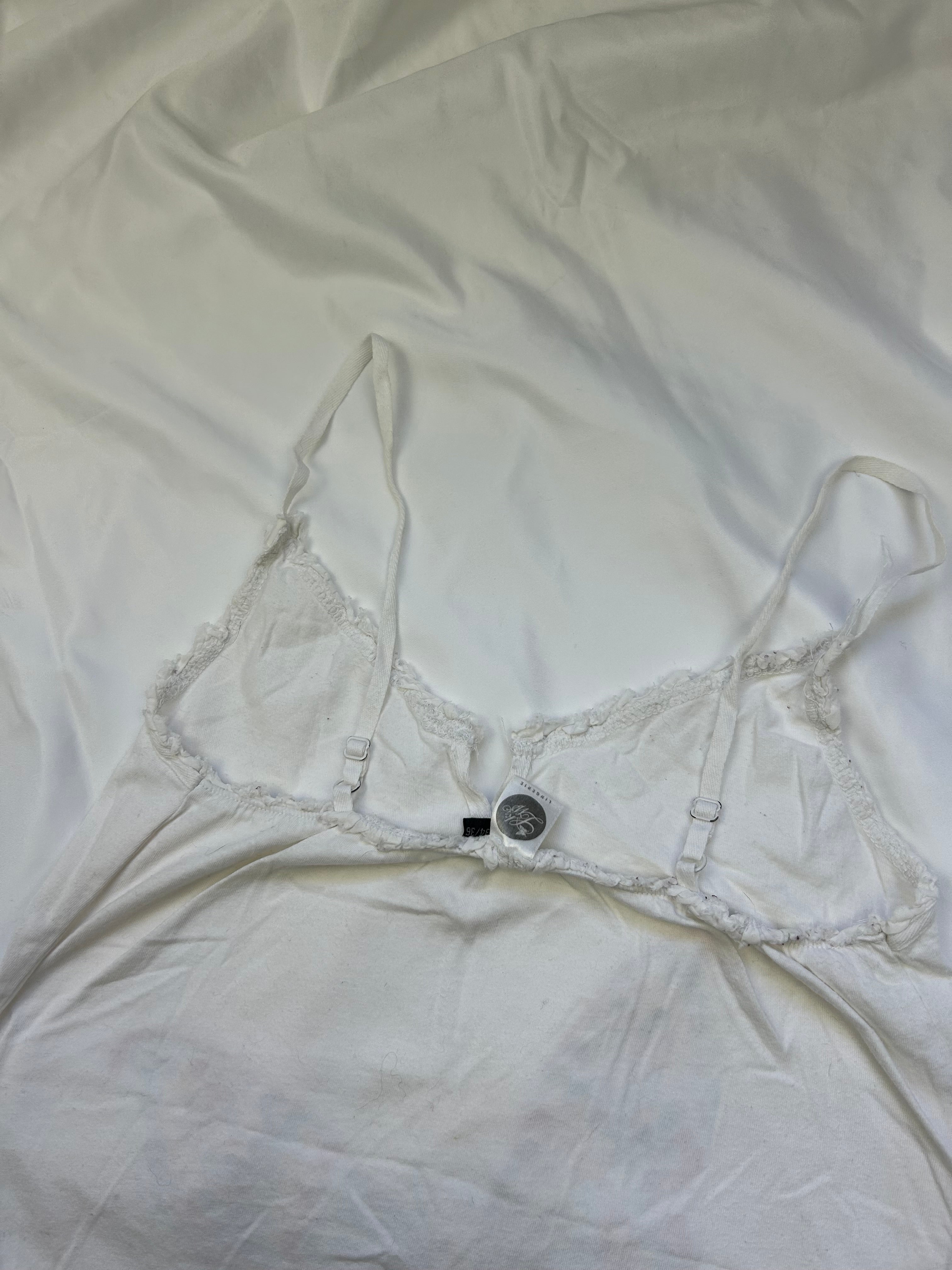 White butterfly cami top (S)