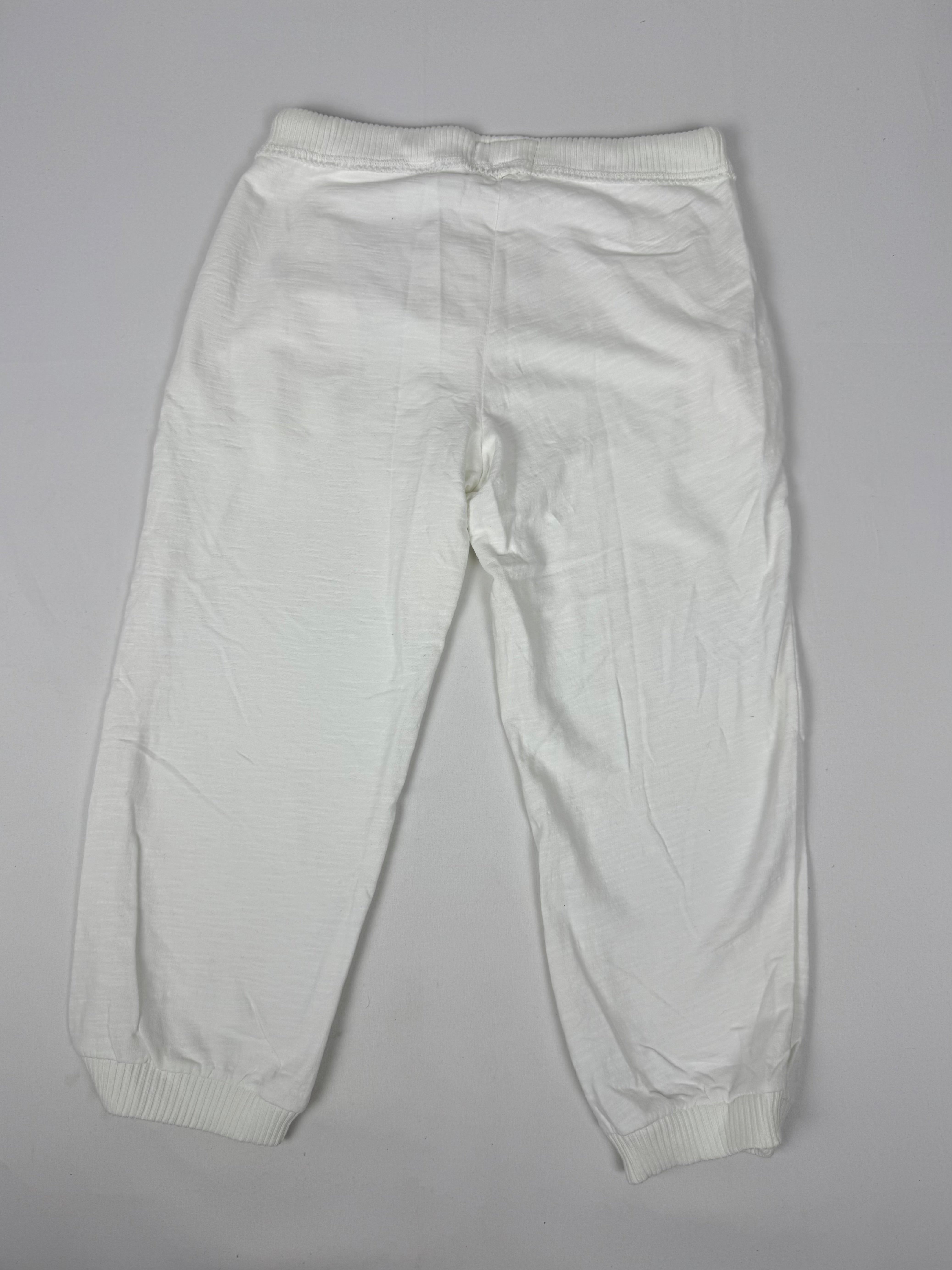 White low rise activewear capri pants (S/M)