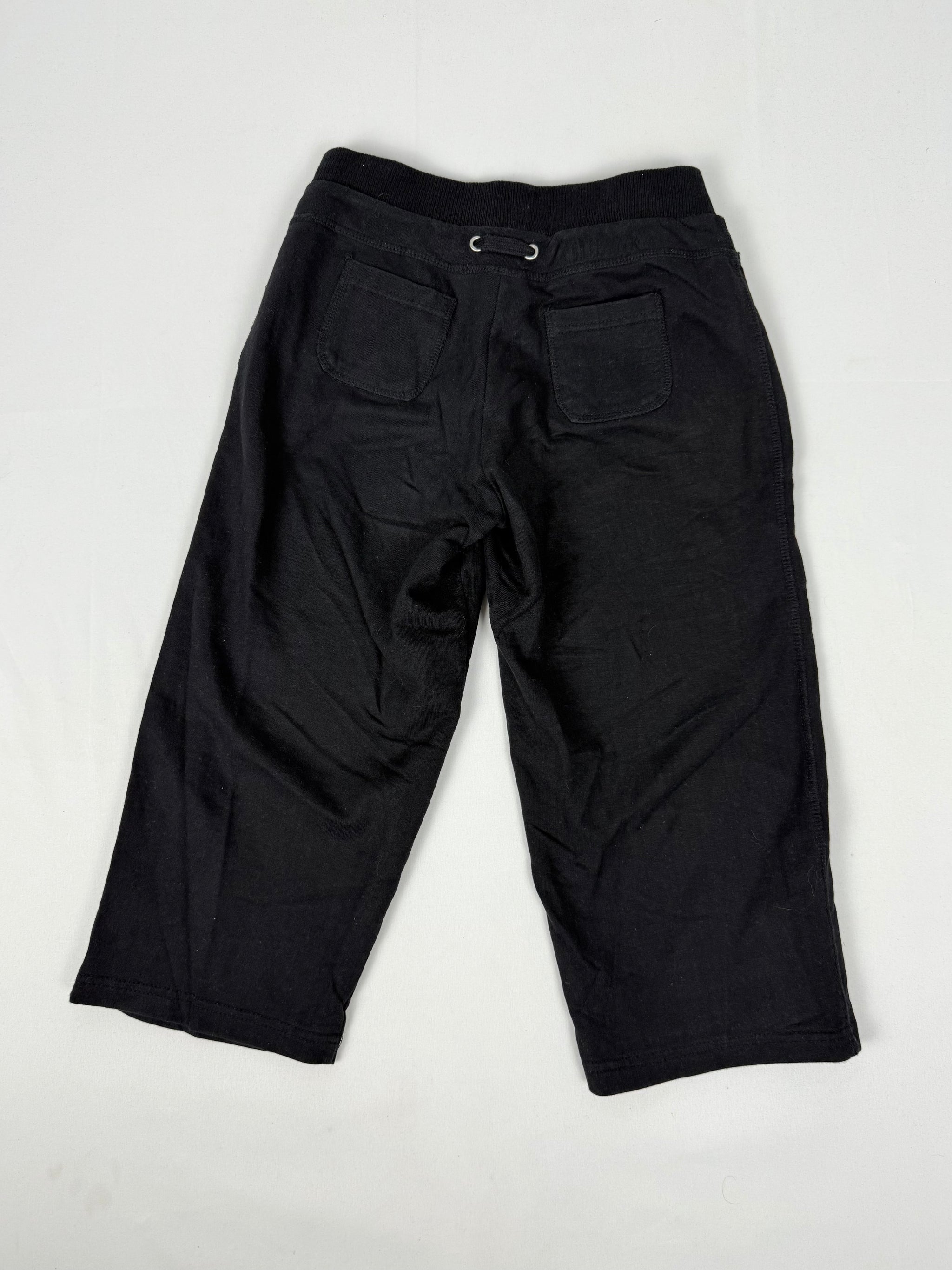 Black low rise activewear capri pants (XS/S)