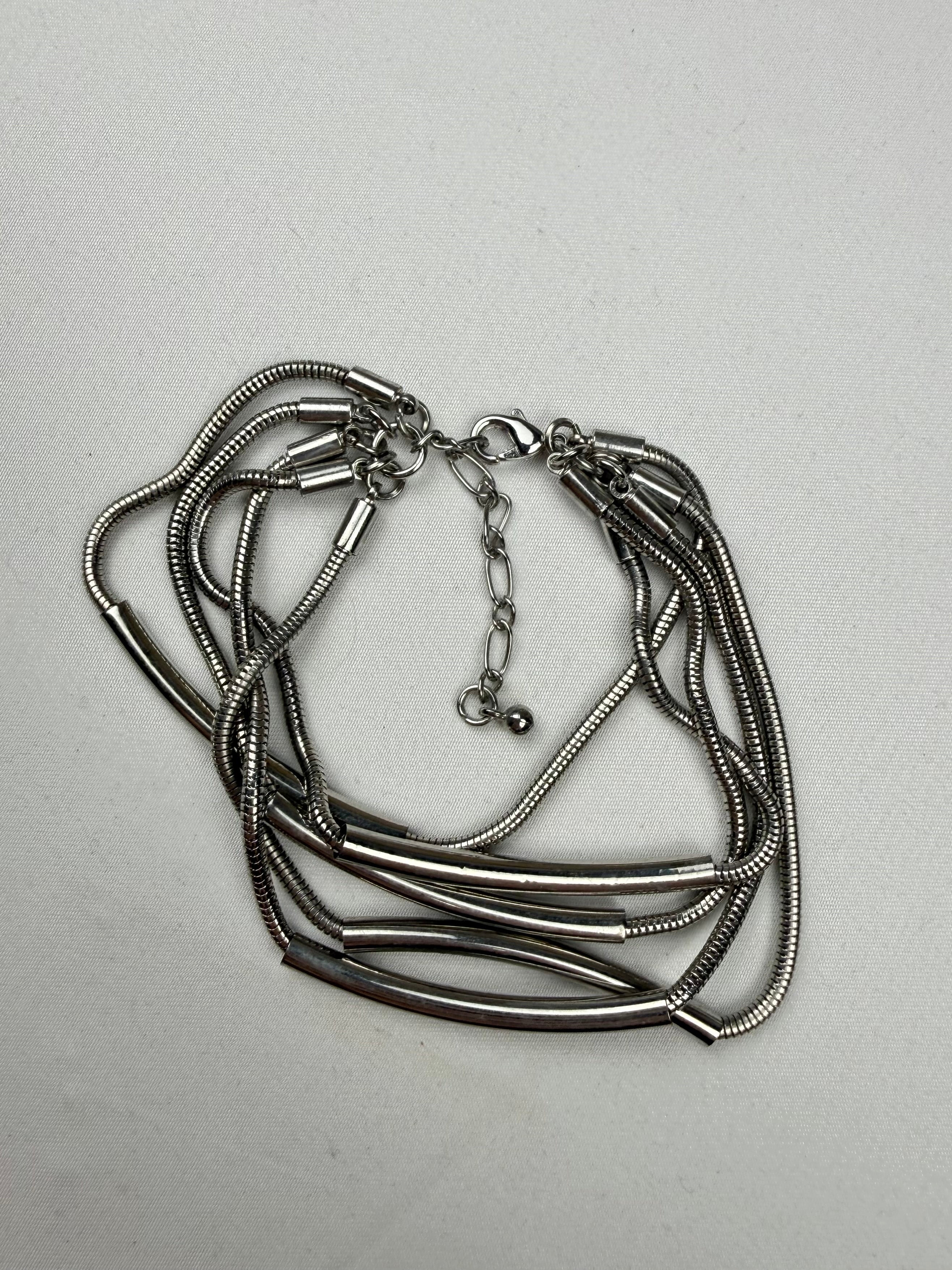 Silver inox bracelet