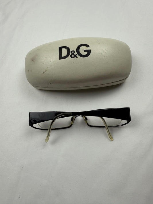 Black logo 2000s office glasses (no prescription)
