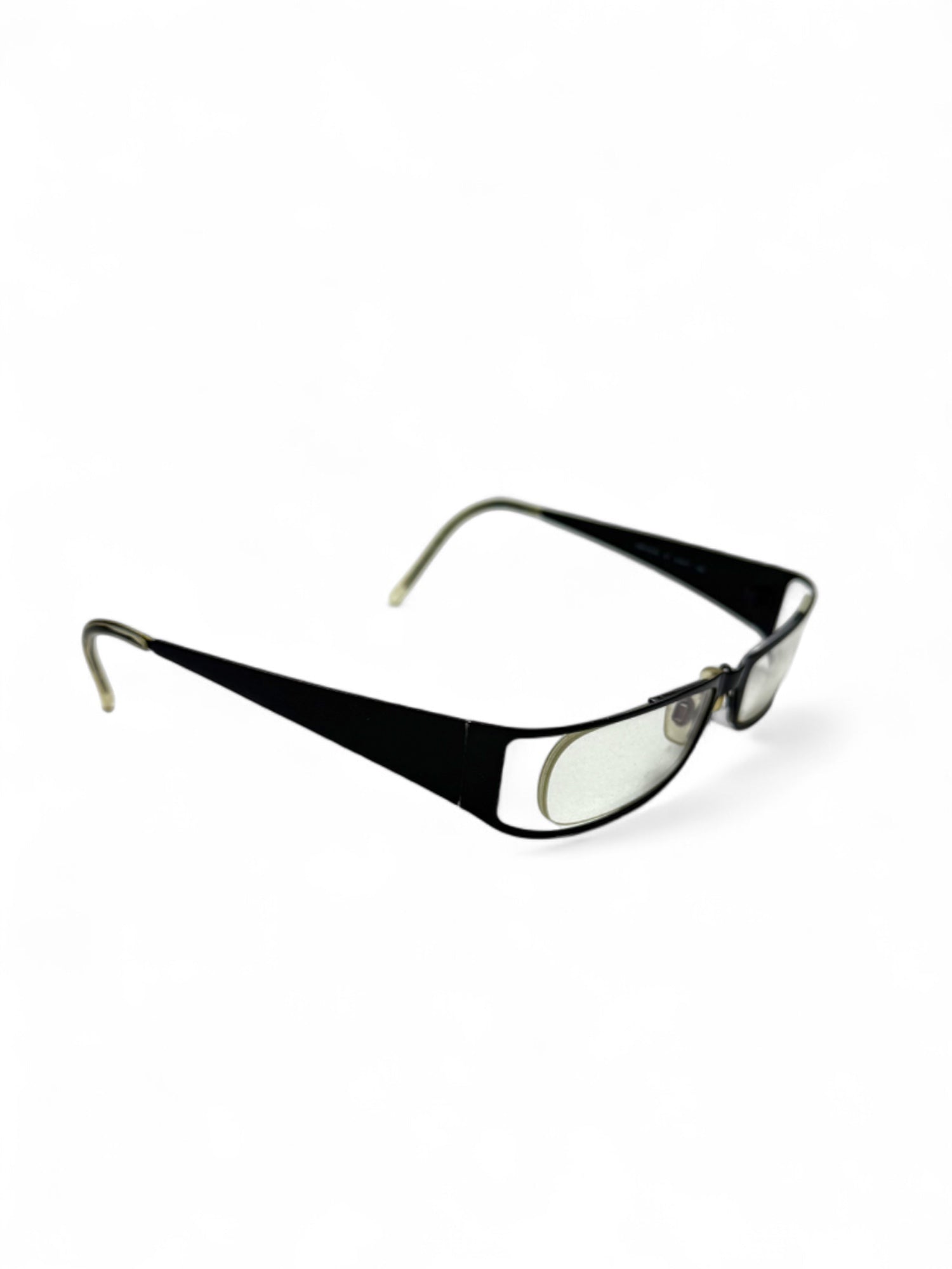Black logo 2000s office glasses (no prescription)