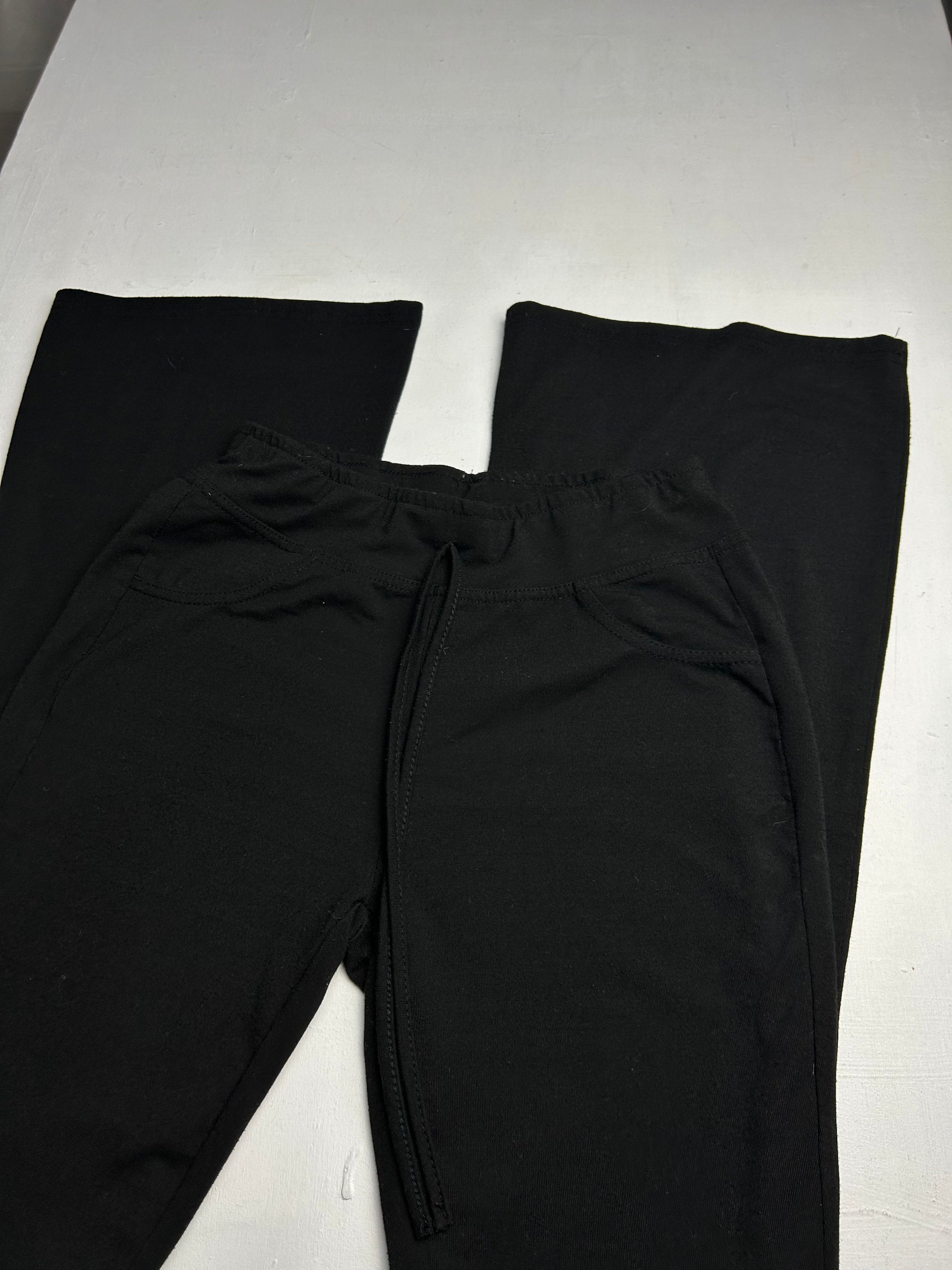 Mid rise flare bootcut cotton gym pants joggers y2k vintage (XS/S)