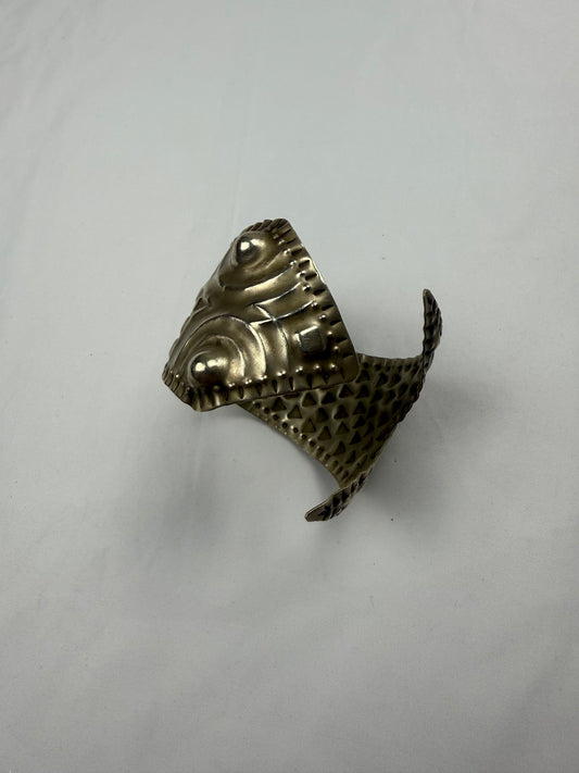 Gold bangle inox bracelet