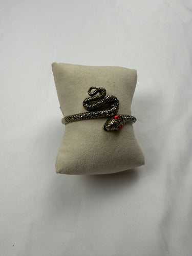 Gold bangle snake inox bracelet
