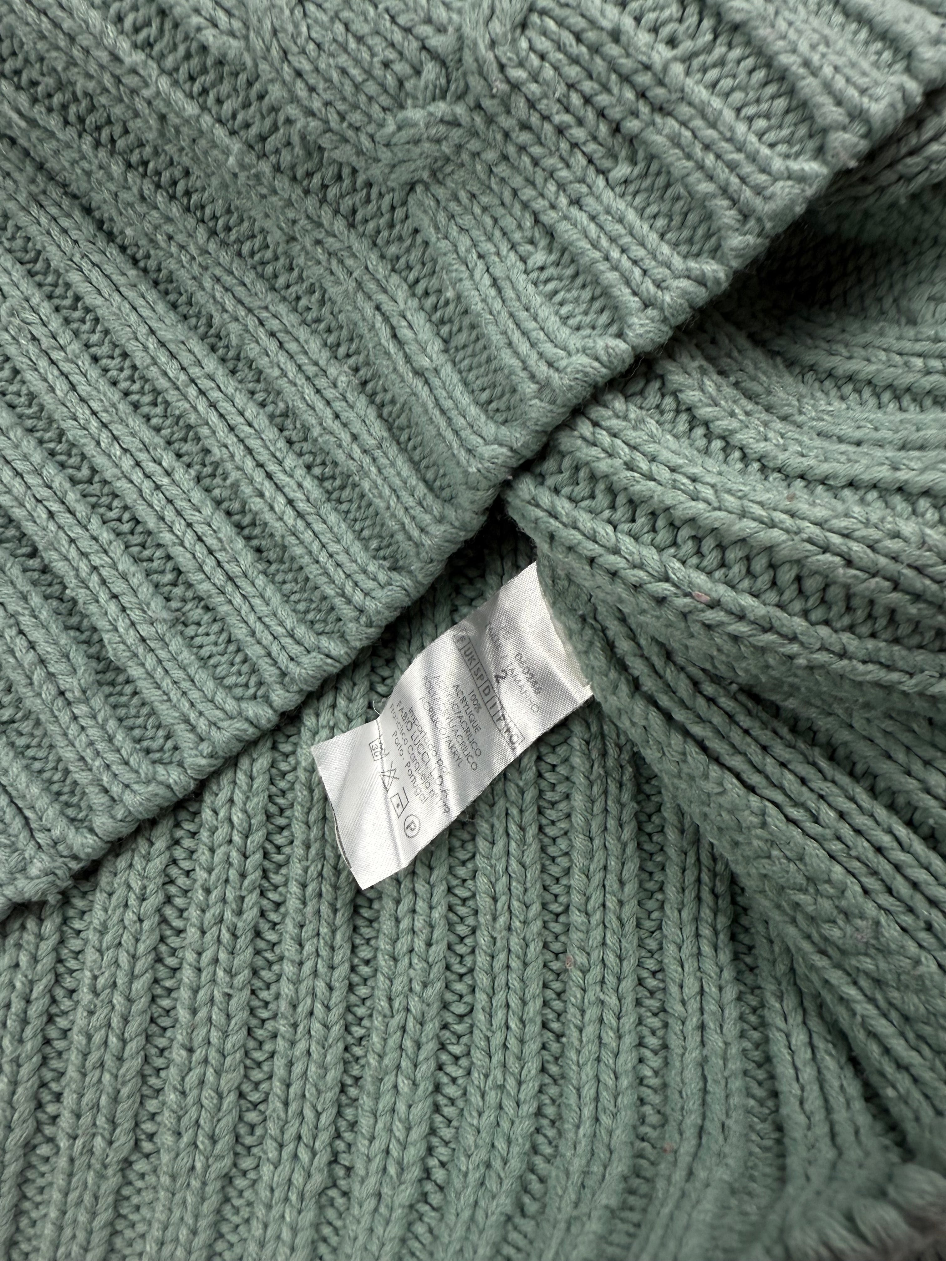 Blue turtleneck jumper (M)