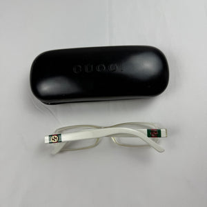 White office siren glasses (no prescription)