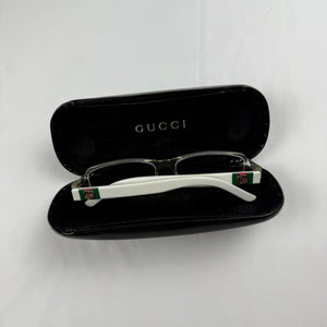 White office siren glasses (no prescription)