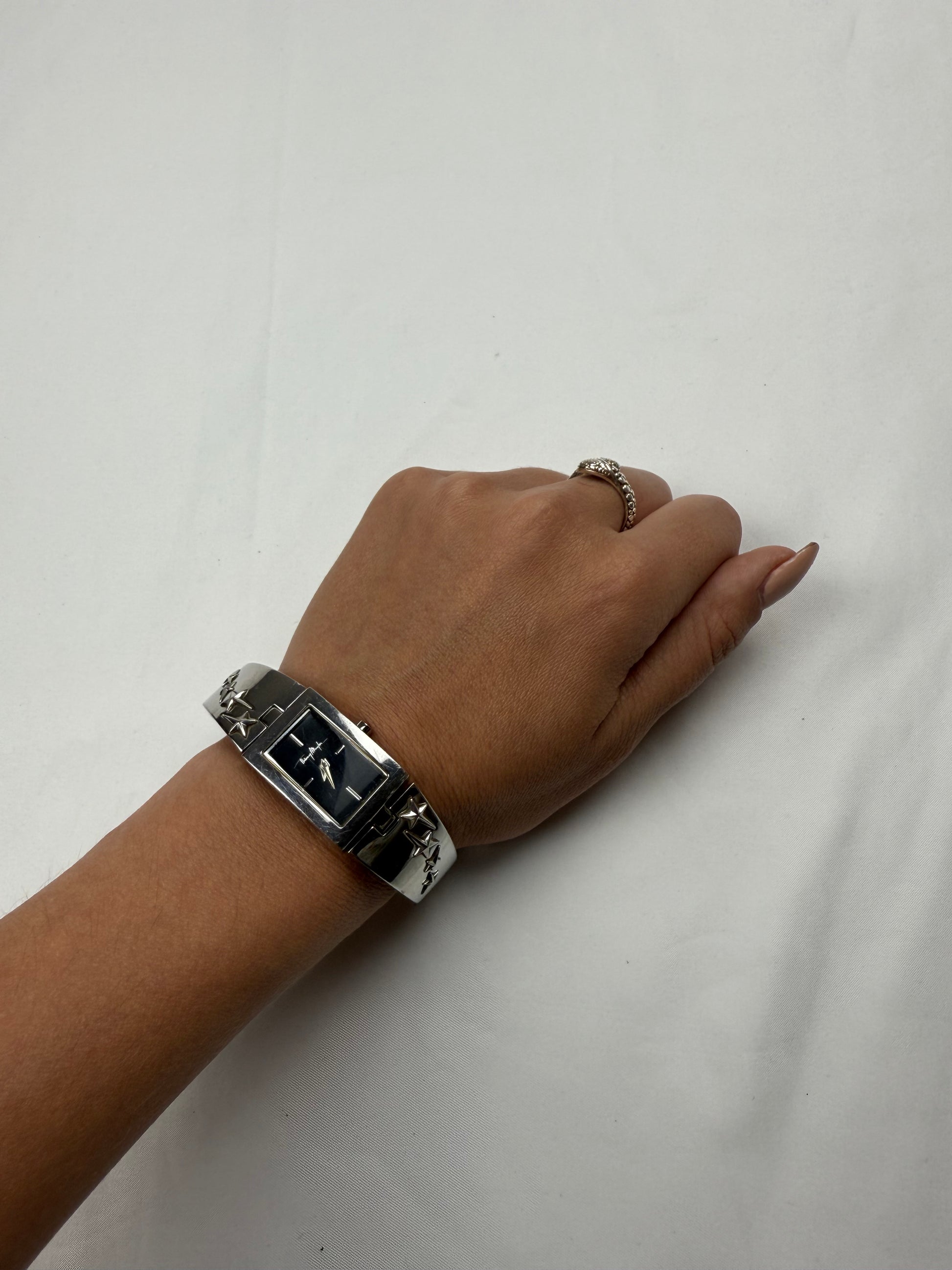 Vintage silver inox  jewelry watch