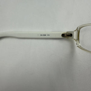 White office siren glasses (no prescription)