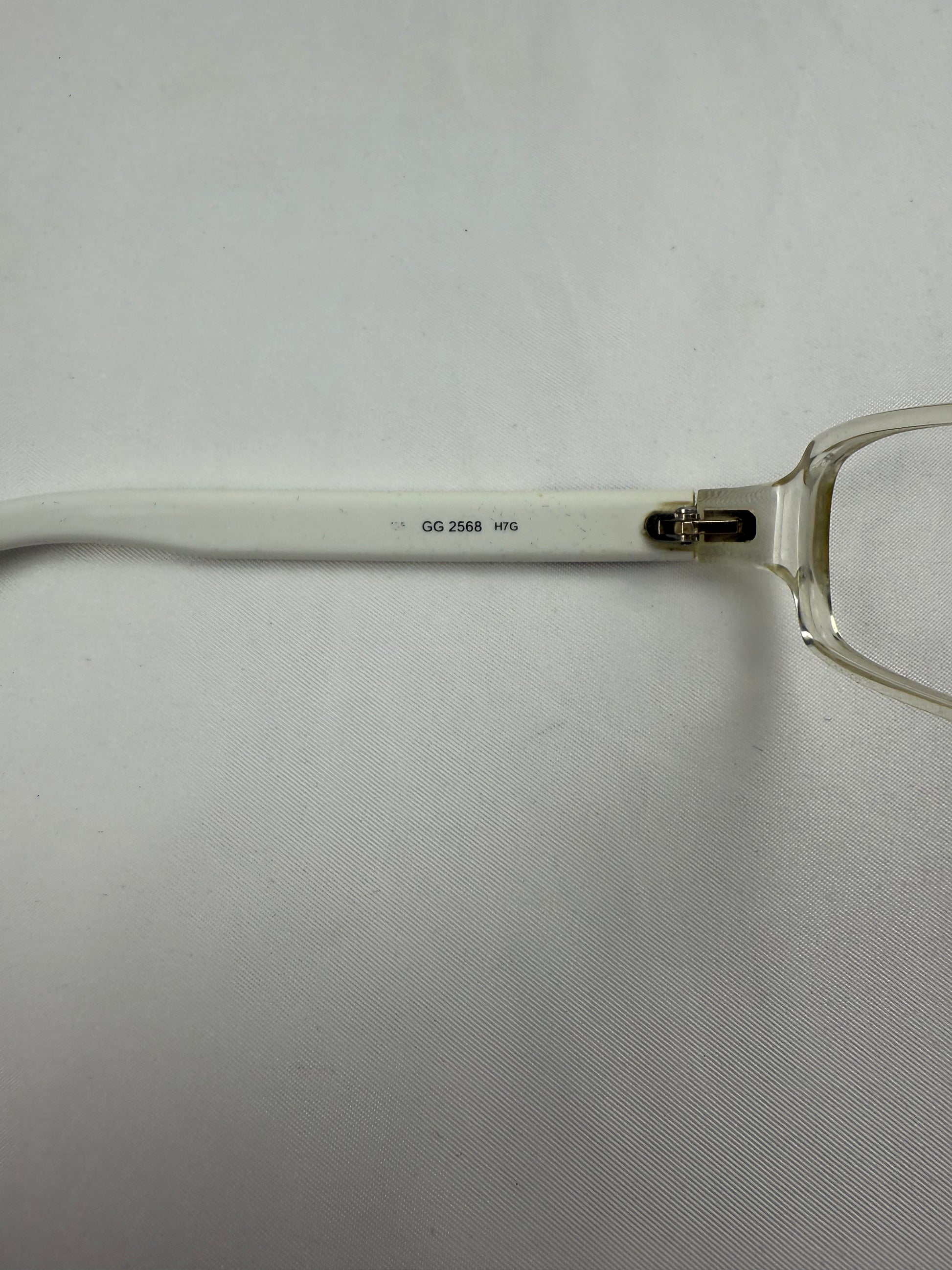 White office siren glasses (no prescription)
