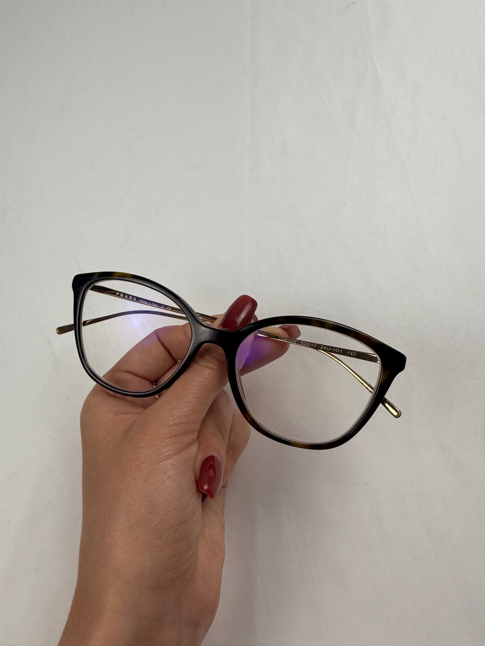 Gold & black cat eyes office siren glasses (with prescription)