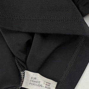 Black bustier lycra babydoll top (XS)