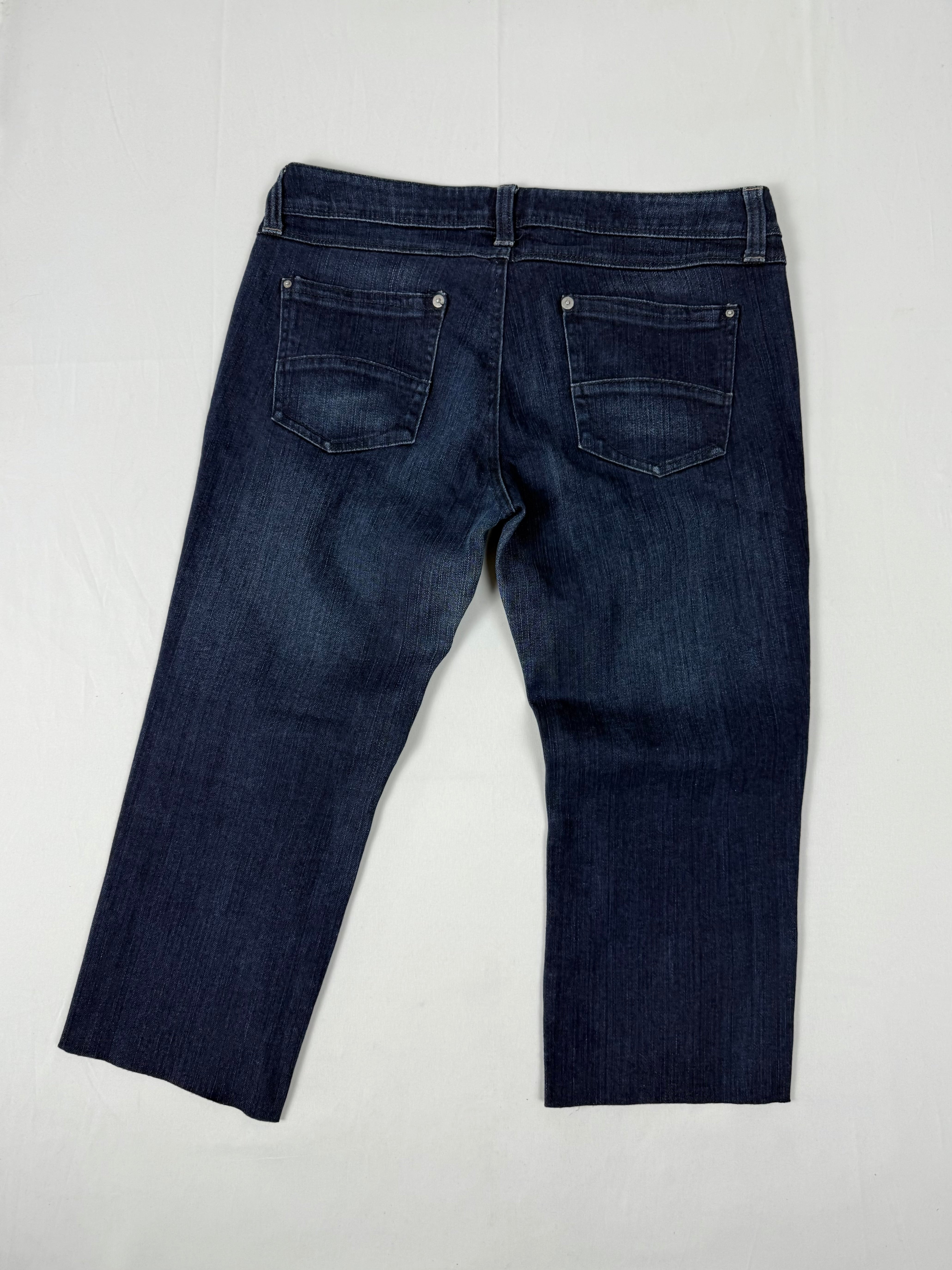 Navy low waist capri pants (L)