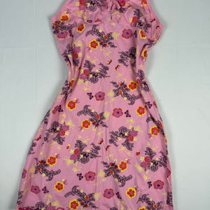 Baby pink graphic cotton dress (L)