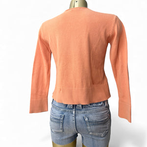 Orange B logo cotton jumper (S/M)