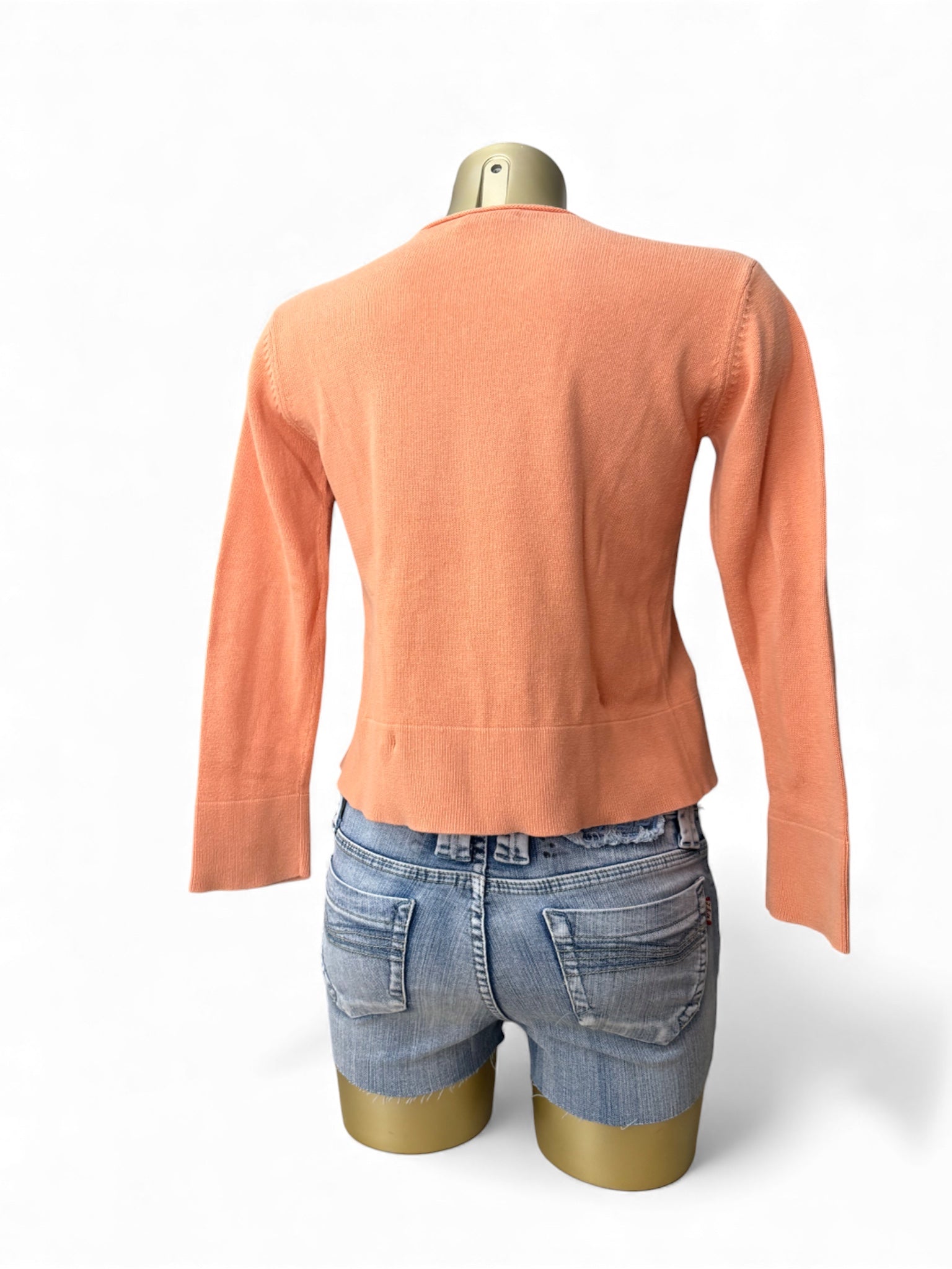 Orange B logo cotton jumper (S/M)