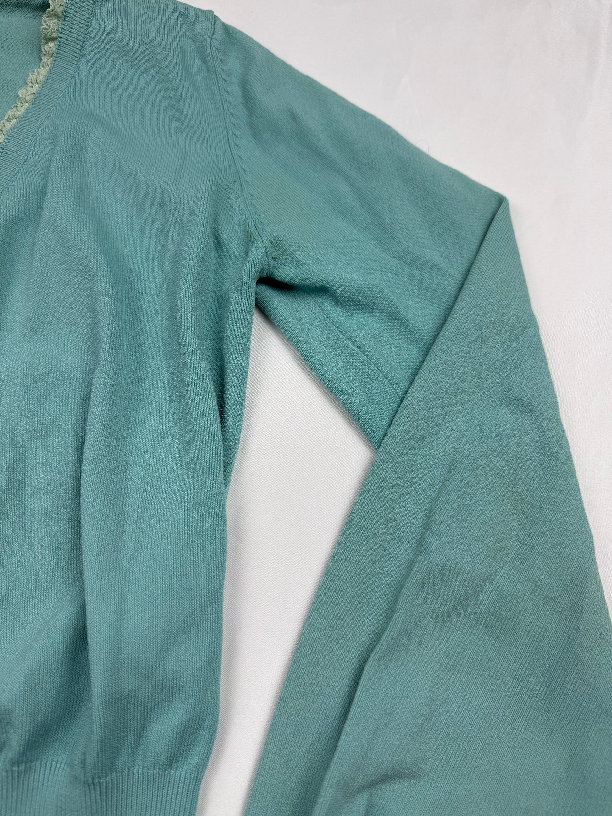 Blue cardigan jumper (S/M)