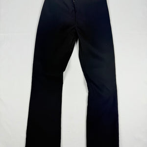 Black low rise bootcut office leggings pants (XS)