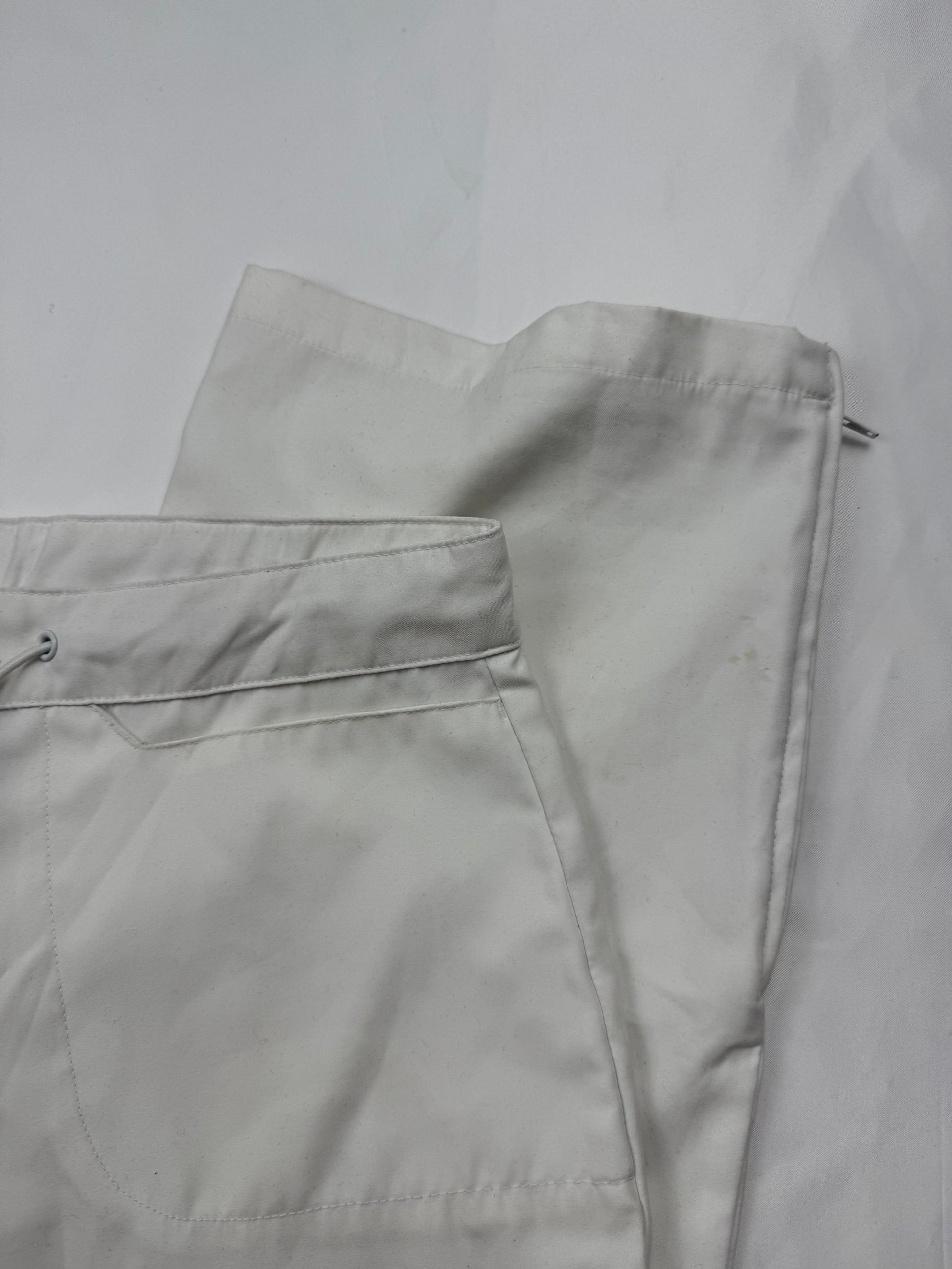 White baggy joggers (S)