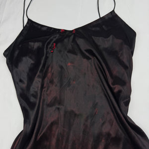 Red metallic mini dress (S/M)