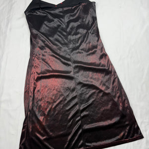 Red metallic mini dress (S/M)