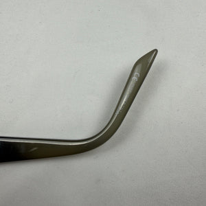 2000s khaki office siren CD logo glasses (no prescription)