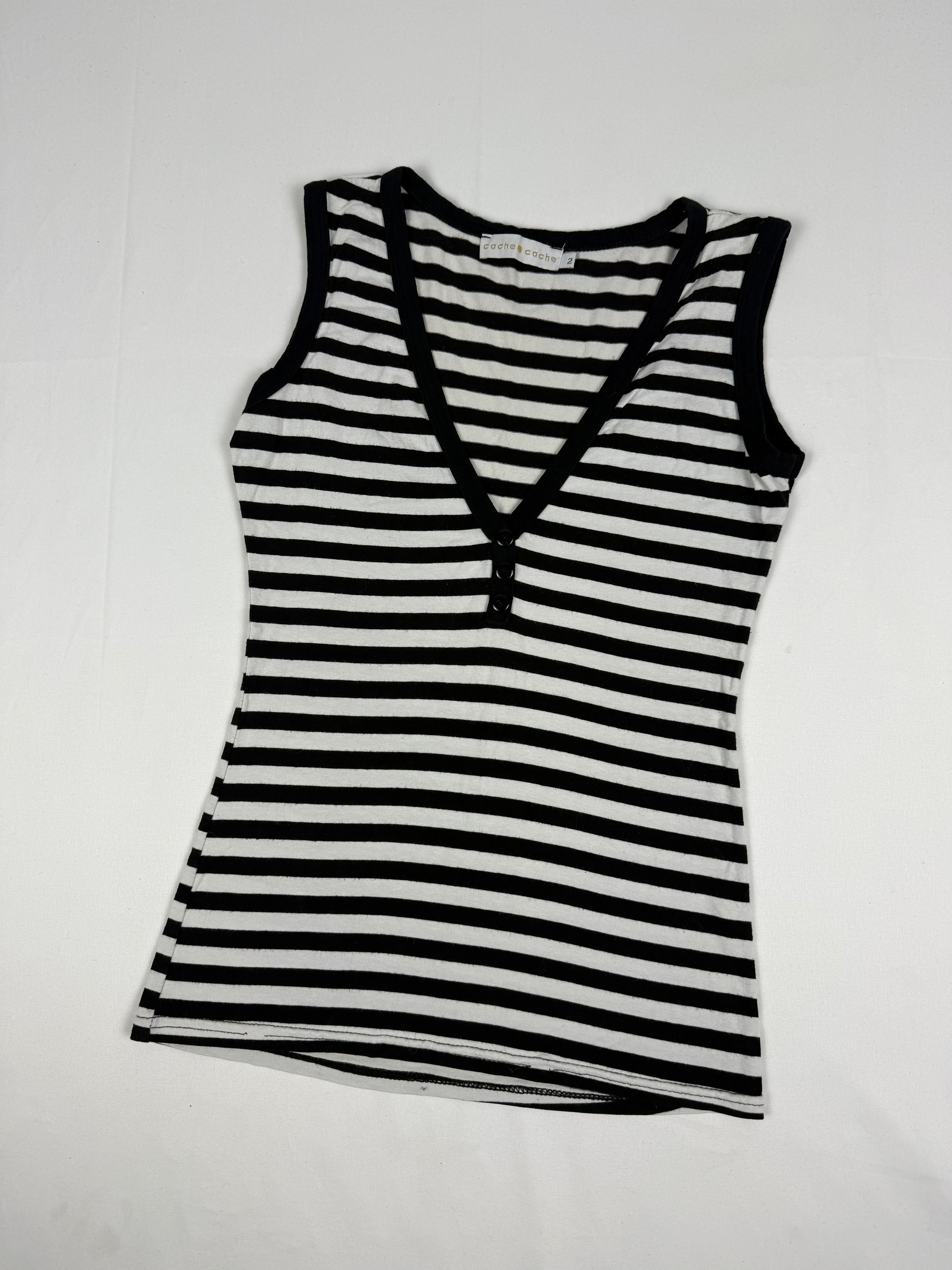 Black & white striped top (S/M)