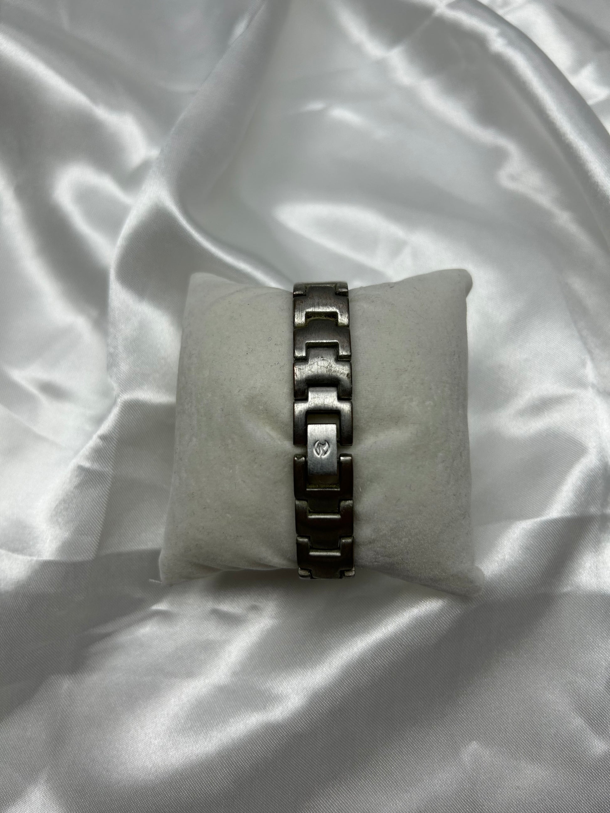 Vintage  silver inox  bracelet watch jewelry