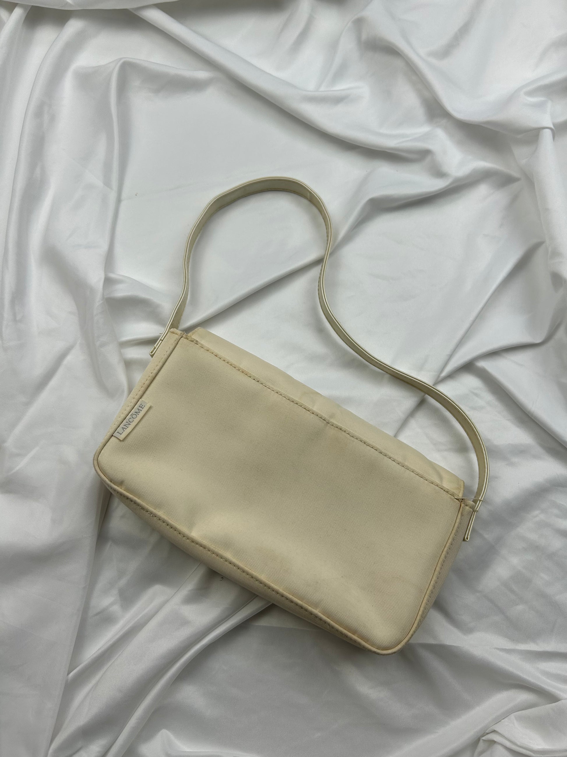 Beige small shoulder bag