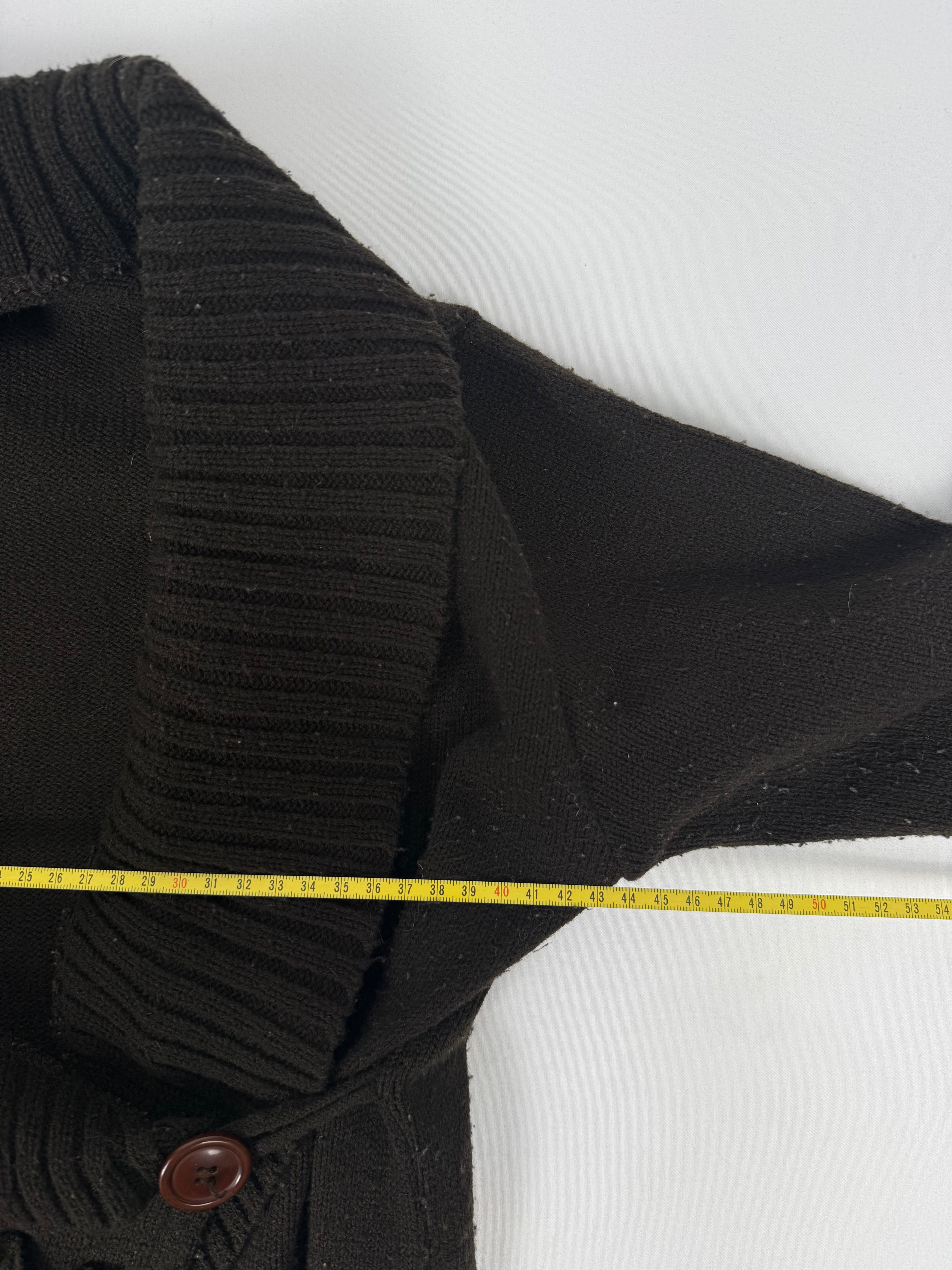 Brown cardigan jumper (M)
