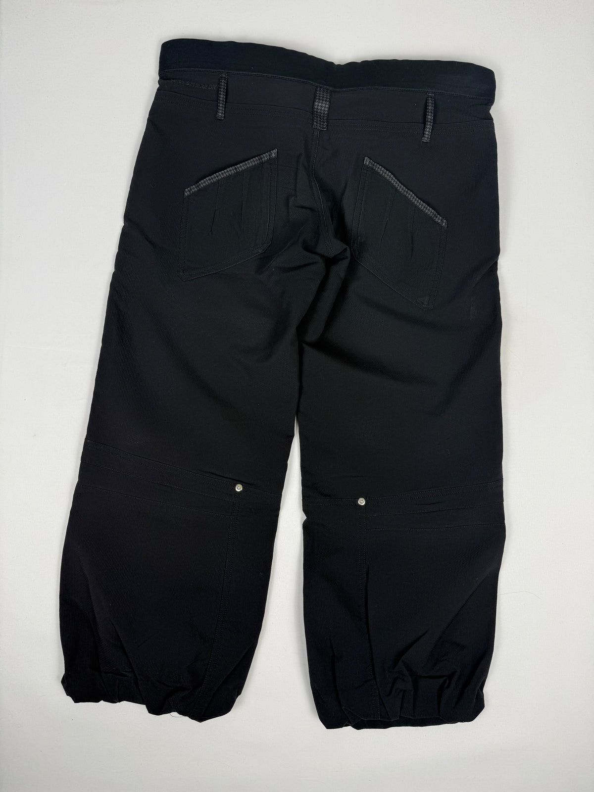 Black low rise baggy pants (XL)