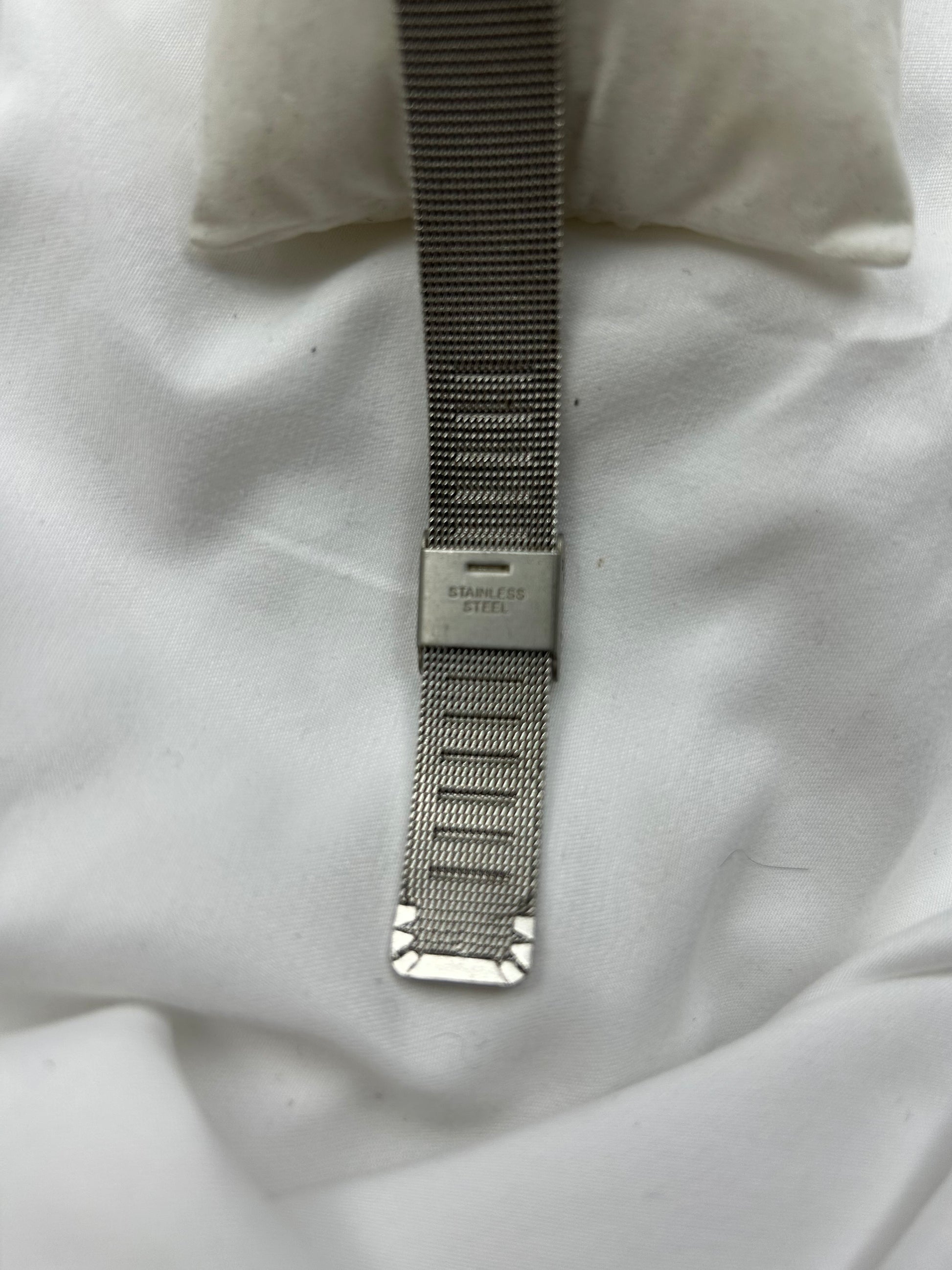 Vintage stainless steel silver watch jewelry