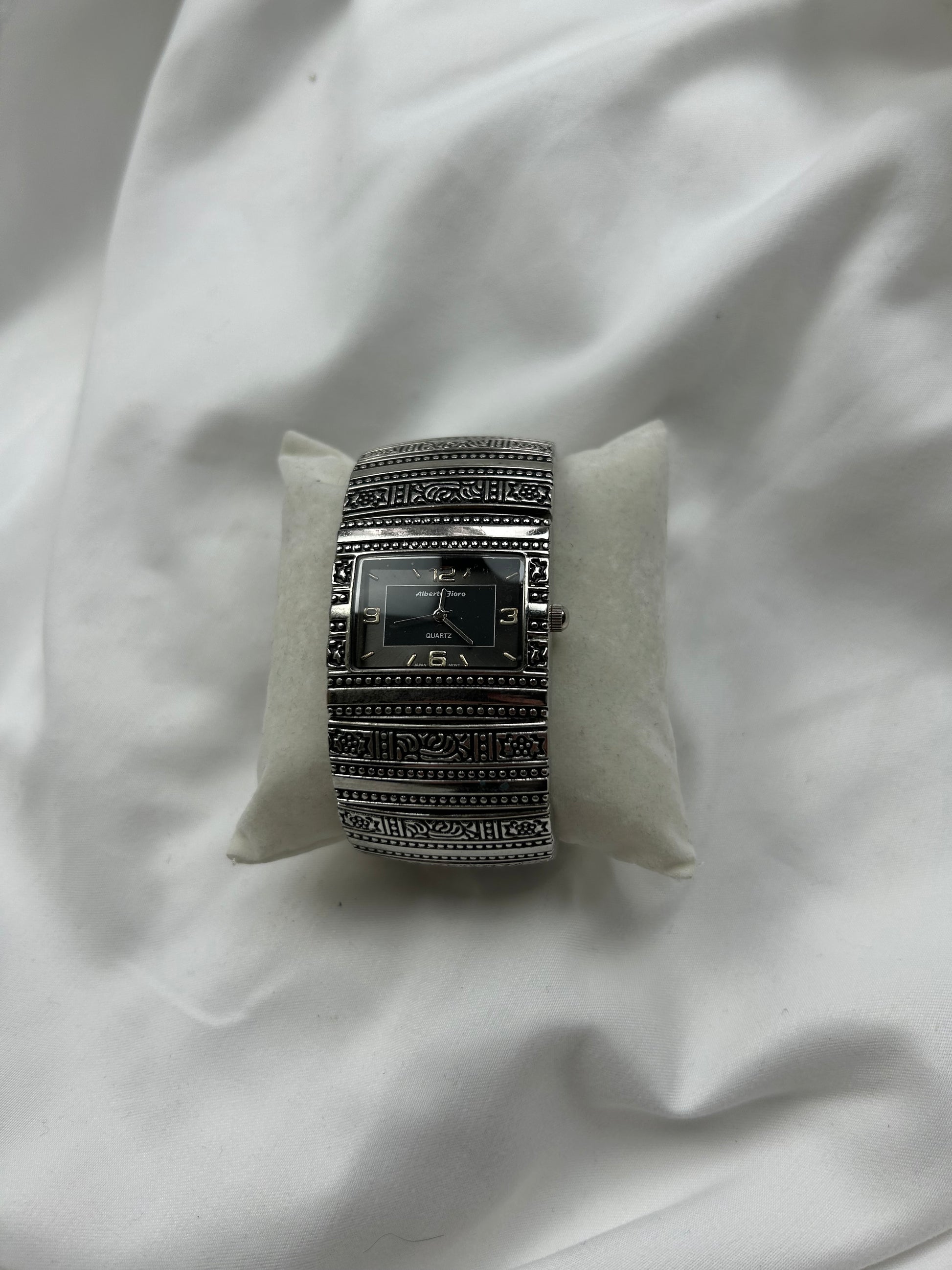 Vintage stainless steel silver watch jewelry